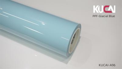 China Glacier Blue PPF Paint Protection Film , coloured ppf film tear resistant for sale