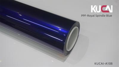 China 7.5Mil Royal Spindle Blue Self Healing PPF Film , Car Body Paint Protection Film for sale