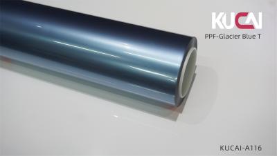 China Glacier Blue PPF Car Paint Protection Film , Colored PPF Film Weathering Resistance for sale