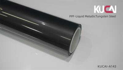 China Liquid Metallic Tungsten Steel Grey PPF Lubrizol TPU Paint Protection Film Anti Scratch for sale