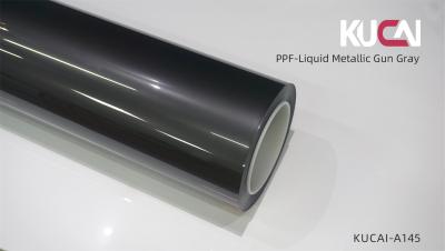 China Liquid Metallic Gun Grey PPF Car Paint Protection Film Anti Chipping Not Yellowing for sale