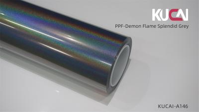 China Gloss Or Matte Finish TPU PPF Car Wrapping Demon Flame Splendid Grey Wholesale for sale