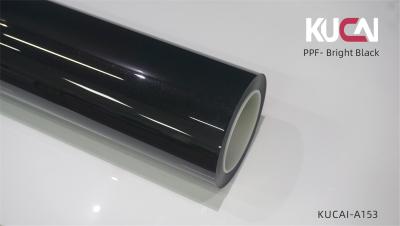 China TPU Bright Black Paint Protection Film Car Wrap 7.5 Mil Thickness Anti Chipping for sale