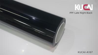 China Late Night Black Paint Protection Film , Coloured PPF Film Anti Chipping 5ftx49ft for sale