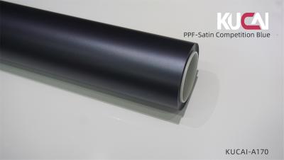 China TPU Matte Paint Protection Film Satin Competition Blue Color 7.5Mil Thickness Wholesale for sale