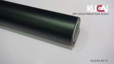 China Película de protección de pintura mate de metal fantasma de color verde oscuro KUCAI Manufactura en venta