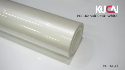 China Repair Pearl White Paint Protection Film PPF , Colored PPF Wrap Wet Installation for sale