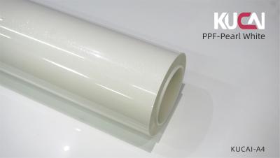 China Pearl White Paint Protection Film TPU Color PPF 7.5 Mil Thickness Car Wrap Wholesale for sale