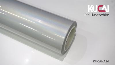 China TPU Laser White Colored PPF Wrap Auto Paint Protection Film 7.5Mil Thickness for sale