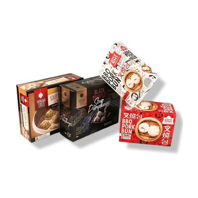 China Recycled Materials Wholesale Pizza BBQ Pig Roll Box Disposable Fast Food Packaging Custom Printed Pizza White Paper Boxes Cardboard for sale