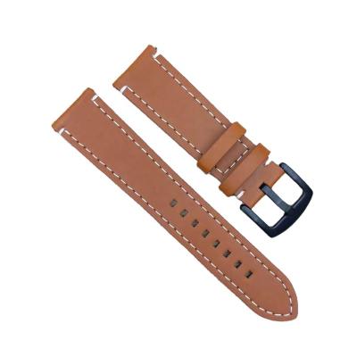 China Fashion \ Dress Factory Popular Luxury Wholesale Spot Horse Leather Strap Buttons, Crazy White And Black, 20mm Genuine Leather Strap 22mm for sale