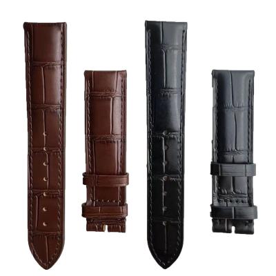 China Fashion luxury popular custom made genuine leather watch strap watchband series\dress full of more size selection for sale