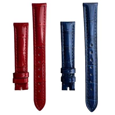 China Fashion Strap Cortical Genuine Leather Watch Band \ Manufacturer Dress 20mm 22mm 24mm Popular Luxury Ice Watch Strap for sale