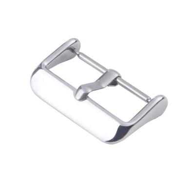 China Fashion \ luxury popular manufacturers dress buckle the thickness of the pin solid buckle metal watch polishing clasp of 1.5 stainless steel accessories for sale