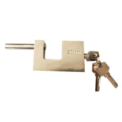 China High Security 70-100 Mm Advanced Heavy Duty Computer Key Lock Padlock Solid Steel Rectangular Padlock for sale