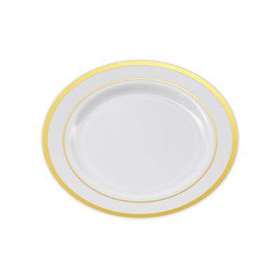 China Chaozhou Disposable Wholesale Hot Sale Cheapest Restaurant White Plastic Dish Dinnerware Sets By PS Ton PS Plastic Dishes And Plastic Dis for sale