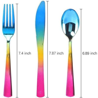 China Personal care products restaurant plastic psstic disposable cutlery spoon spoon plastic psstic knife fork spoon for sale