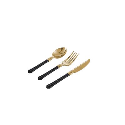 China Personal care products wholesale plastic psstic cutlery individual disposable plastic pss knife spoon fork psstic set plastic pssticen cutlery spoon for sale