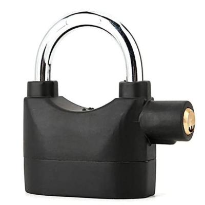 China High Security 110dB Security Motor Bicycle Lock Siren Security Padlock Door Alarm Anti-theft Waterproof Padlock for sale