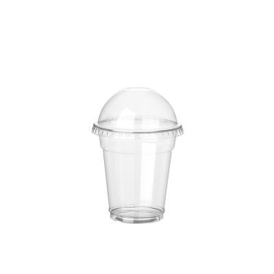 China Good price non refillable manufacturers wholesale disposable pp thermoforming plastik clear water plastic cup with lids 7 oz plastic glass for sale