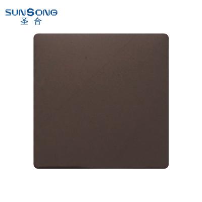 China For Buildings And Elevators Decoration 304 316 201 430 Black Stainless Steel Sheets 8K Mirror SUNSONG SS for sale