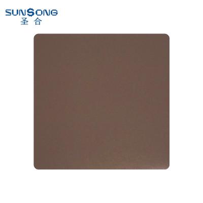 China For Buildings And Elevators Decoration 304 316 201 430 Stainless Steel Sheets 8K Mirror SUNSONG Bronze for sale