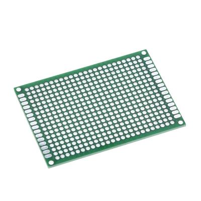 China 5x7 7cm universal electronic PCB board green 5*7 side pcb board diy double side prototype 5cm pcb double side prototype for sale