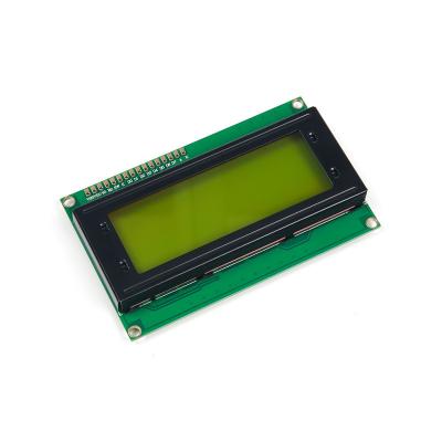 China drop shipping hot sale serial IIC/I2C LCD2004 yellow green backlight LCD module 3.3V for ONU R3 MEGA2560 20*04 LCD PANEL for sale