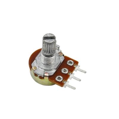 China WH148 potentiometer 3 Pin Single Switch Potentiometer B50K 15mm WH148-15MM-B50K for sale