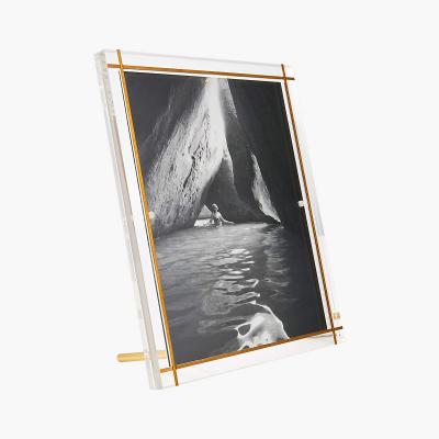 China Pictures wholesale high quality clear acrylic display frame picture shadow box frame clear acrylic block for sale