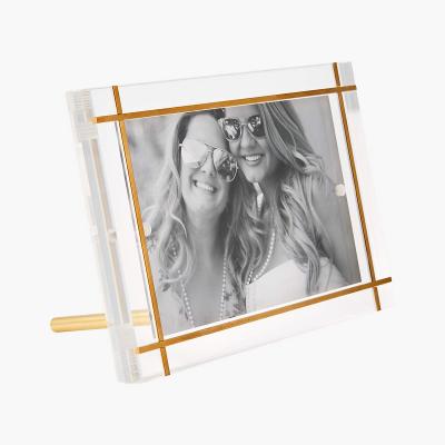 China Yageli Shade Acrylic Picture Display Box Custom Size Wholesale Custom Clear Frame Acrylic Picture Frame for sale