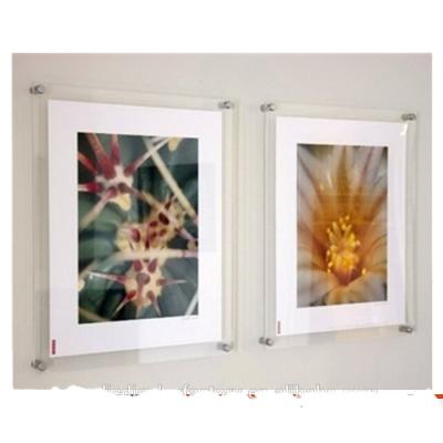 China High quality frameless clear acrylic display photo poster frames for sale