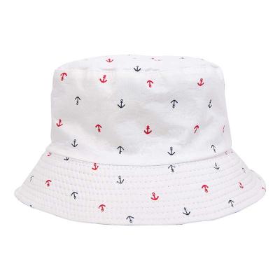 China Character FayeIn Bucket Hats Cotton Beach Sun Hat For Women Summer Travel Outdoor Reversible Hat Fishing Plain White Hat For Men for sale