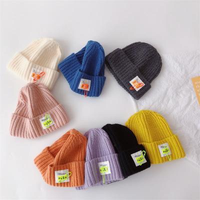 China COMMON High Quality Knitted Hats For Kids Winter Children Hats Baby Hot Sale Casual Hats For Girl Dobby OEM for sale