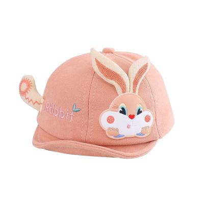 China Character ZG Baby Cotton Hat Spring& Autumn Pure Peaked Cap Soft Brim Toddler Hat For Kids Infant Sunprotection Baseball Cap 6MONTHS-3Years for sale