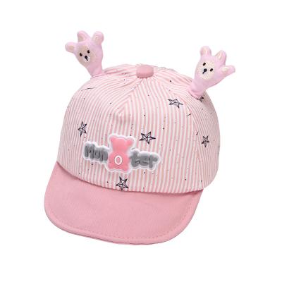 China Cute Character ZG Spring&Summer Kids Cotton Hats Baby Boys&Girls Toddlers Hat Infant Sun Protection Baseball Cap Band Hats 7Months-2Years for sale