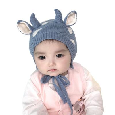 China ZG Character Winter Baby Hats Warm Knitted Boys And Girls Knitted Beanie Cap Hat Outdoor Infant Unisex Hat 6Months-2YEARS for sale