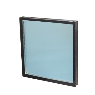 China Double LOW-E coated glass hot sale factory price supply insulated low e tempered glass hollow glass high quality glass for Yiju Iot building for sale