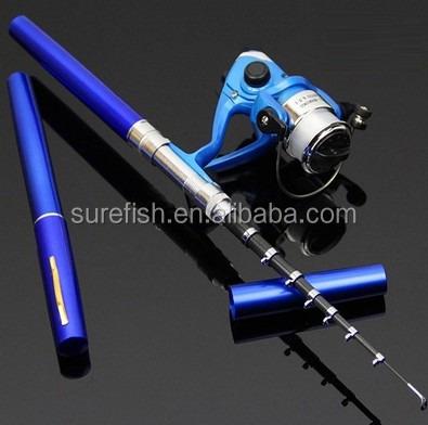 China Great Gift Pen Cheap Glass Pocket Mini Fishing Rod for sale