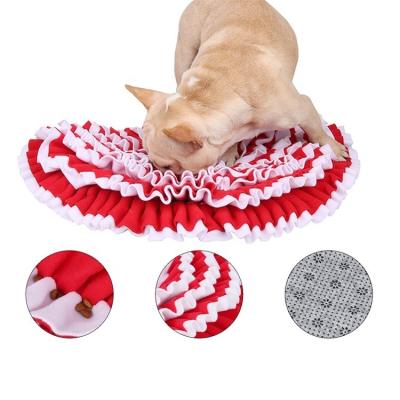 China Sustainable Dog IQ Training Sniffle Mat Toy Slow Eat Bowl Mat 2 in 1 Single Effort Training Release Lick Pad for sale