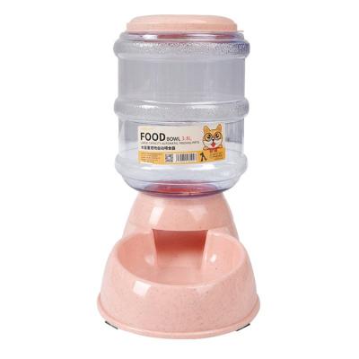 China Automatic Automatic Dog Cat Food Water Dispenser Bottle Bowl Pet Feeder Alimentador De Mascotas for sale