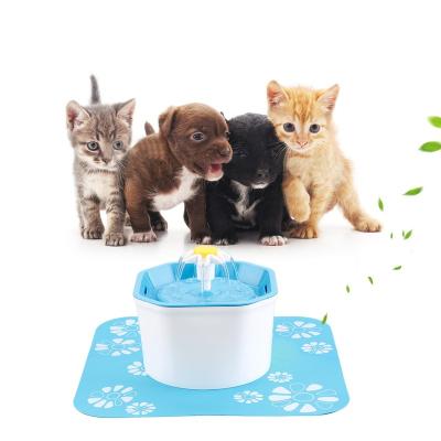 China Automatic Automatic Electric Filter Pet Drinking Station Cat Water Bowl Feeder Container for sale