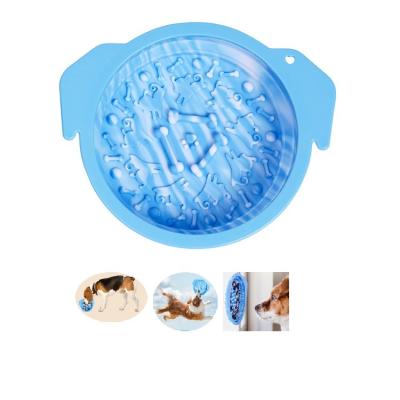 China Travel Stocked Camping Hiking Dog Dish Collapsible Bowl Dog Bowl Dog Travel Mug Portable Walking Pet for sale