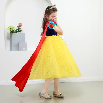 China Best Selling Breathable Yellow Tulle Kids Dresses Amazon Amazon Ebay Sales Fast Yellow Tulle Kids Dresses for sale