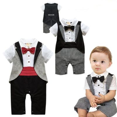 China Fashion\Comfortable\Durable Baby Boy Clothes 2019 Customize Fashion Baby Boy Romper Birthday Boy Clothes UK's First Market Boutique Newborn Infant Clothes for sale