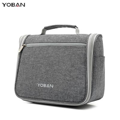 China Factory direct offer fashion large capacity toiletry kit for cosmetics custom women's travel quilted waterproof hanging toiletry bag for sale