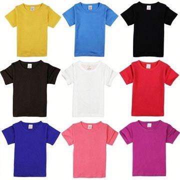 China Anti Shrink Cheap Kids Wears 100 Cotton Custom Logo Custom T-shirt Printing for sale