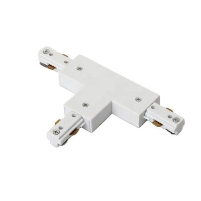 China Single Track Lighting Accessories Circuit Three Wires Track T Connector Right1 Side Surface Mounted 182x108.5x18mm for sale