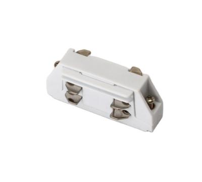 China 3 Phase 4 Wires Lighting Track Mini Straight Connector I-Shape (Round Shape) for sale