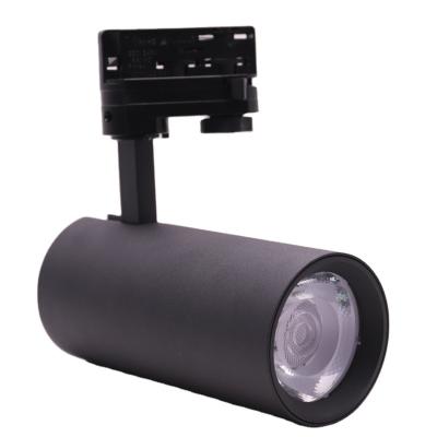 China Aluminum LED track light housing KT006B 20W accessories---Suitable for 2 wire track light for sale